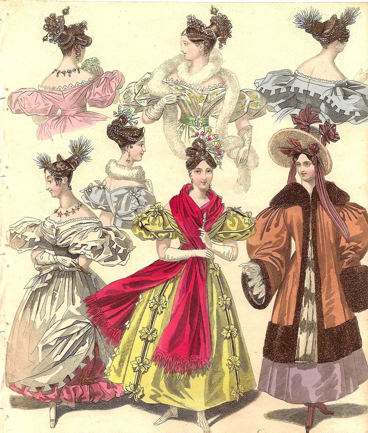 Fashion B35, antique prints of