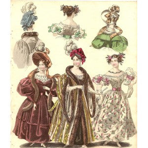 Fashion B36, antique print of