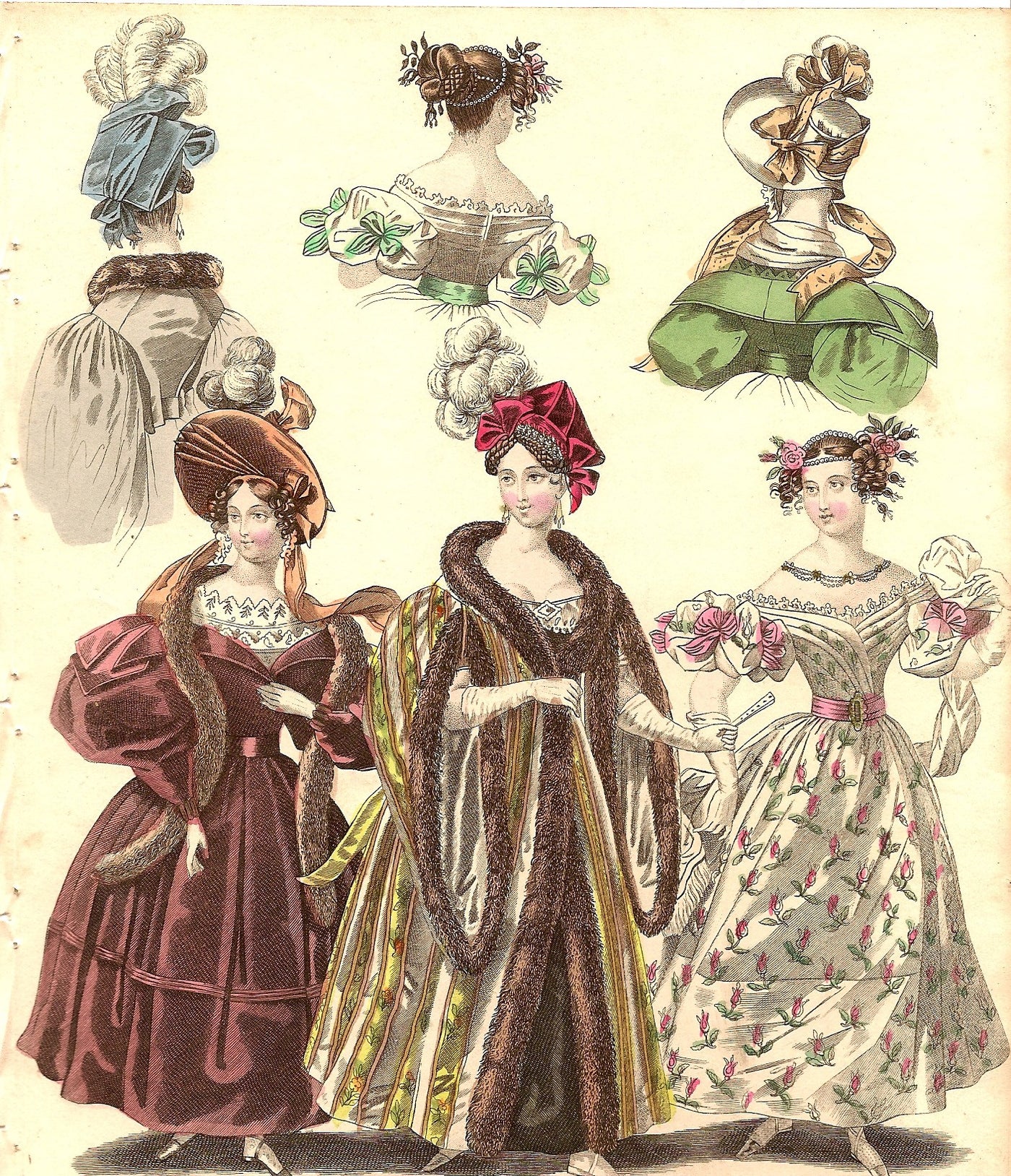 Fashion B36, antique print of