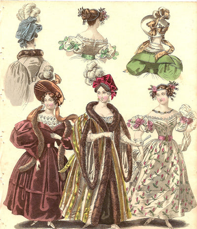 Fashion B36, antique print of