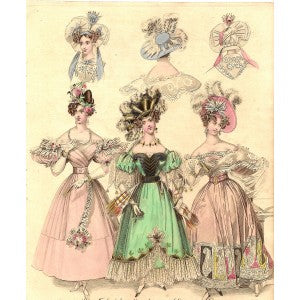 Fashion B38, antique prints of