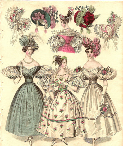 Fashion B40, antique prints of