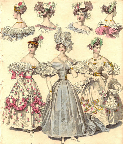 Fashion B41, antique print of