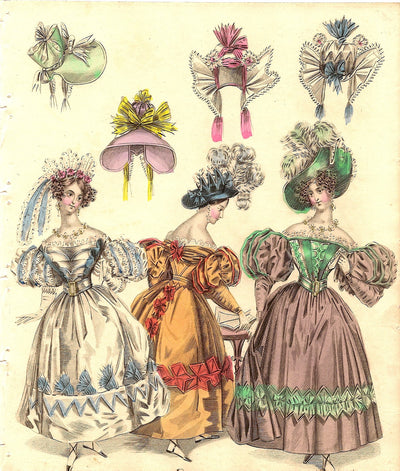 Fashion B46, antique prints of