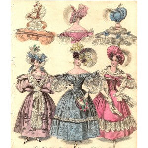 Fashion B42, antique prints of