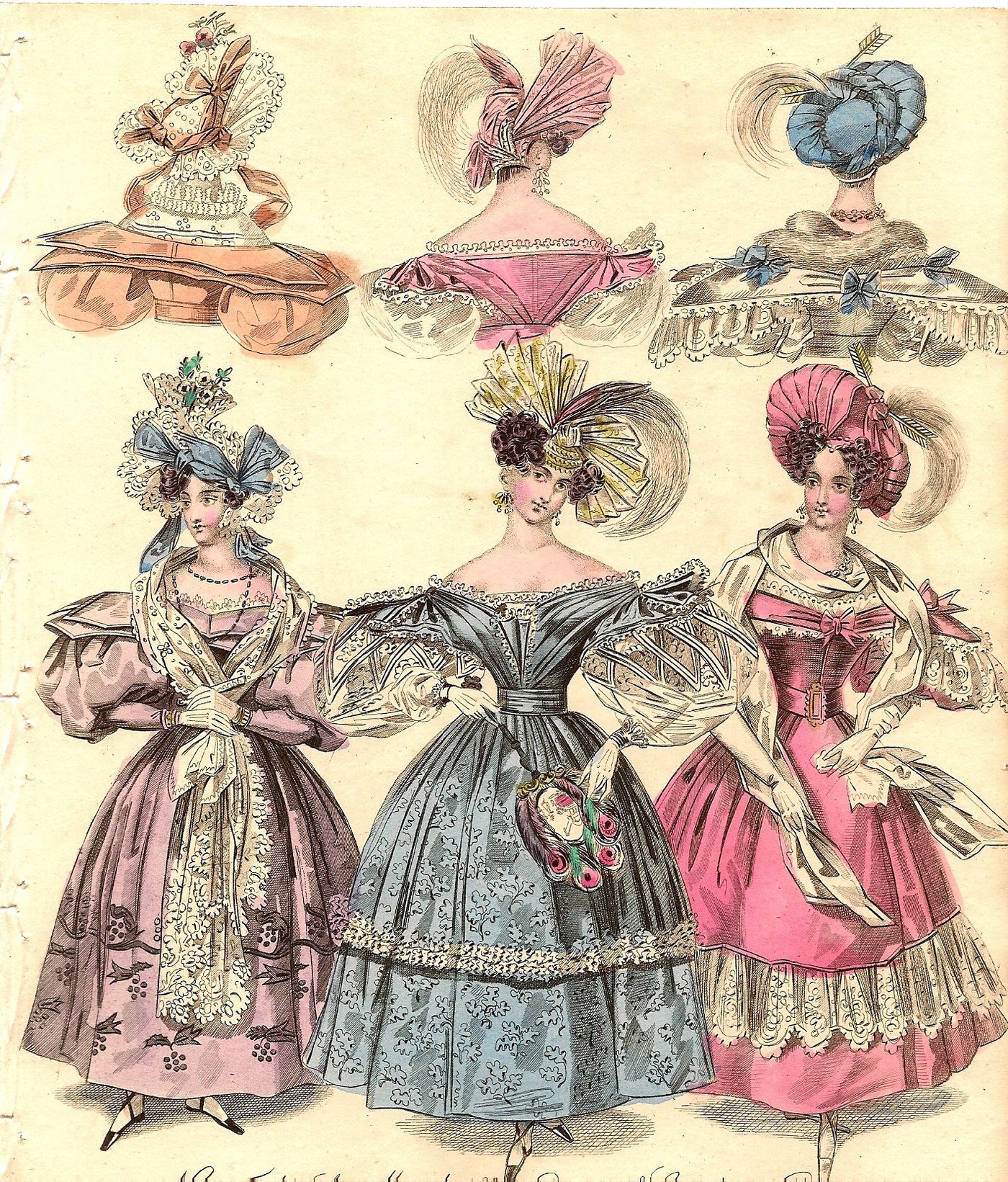 Fashion B42, antique prints of