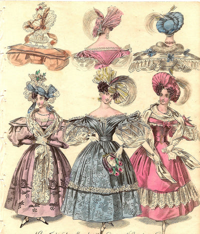 Fashion B42, antique prints of