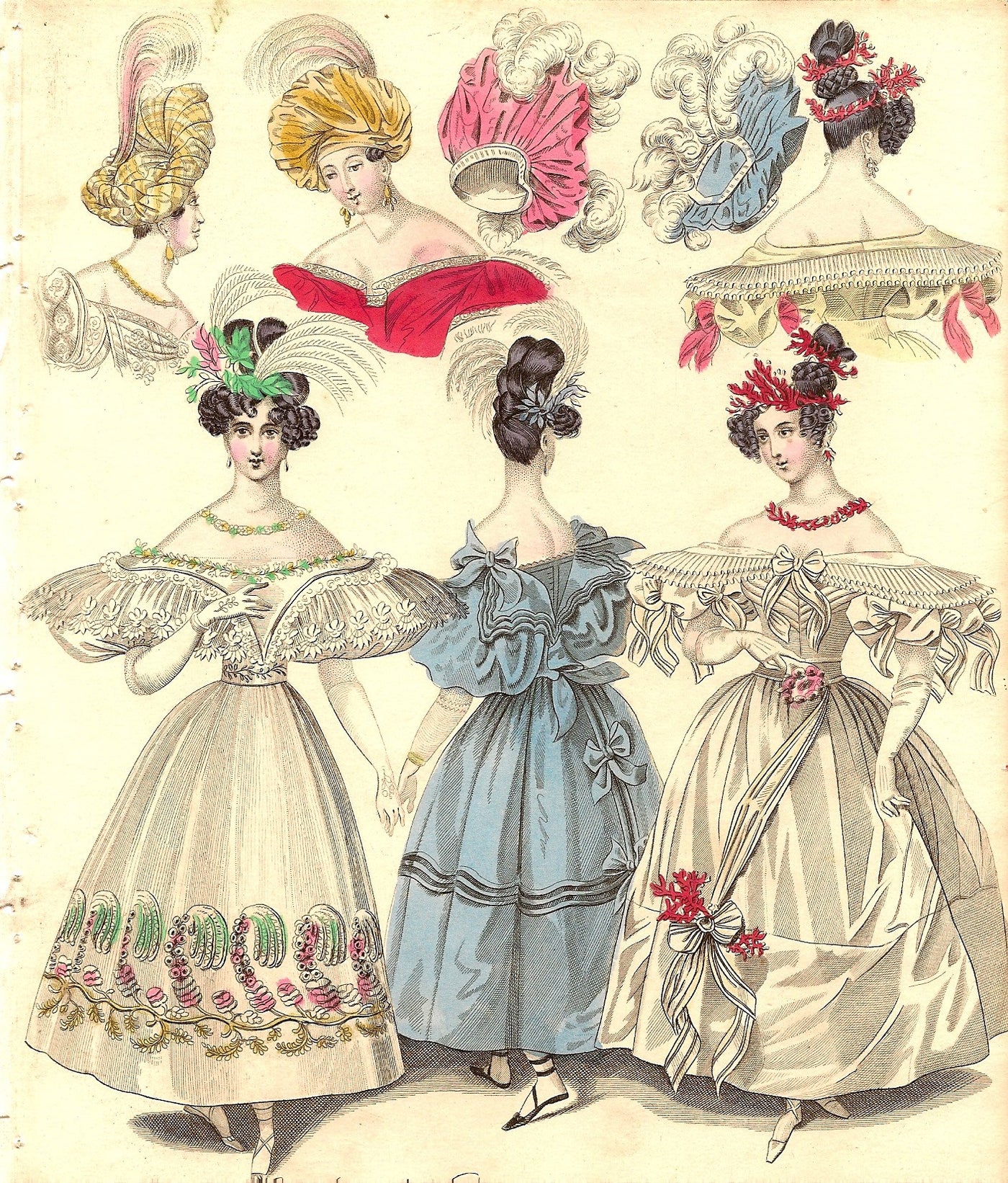 Fashion B45, antique prints of