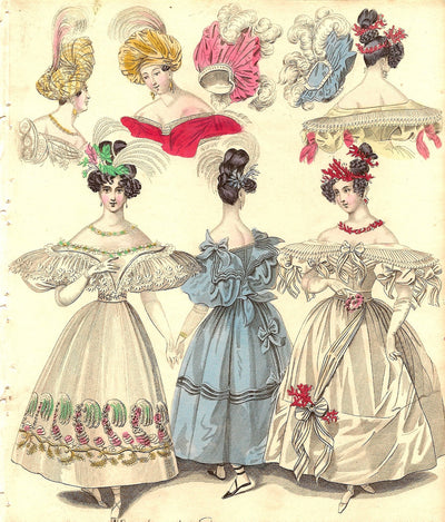 Fashion B45, antique prints of