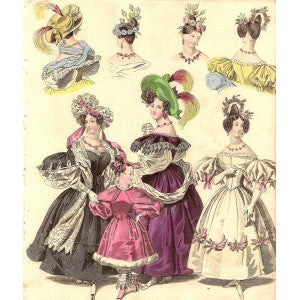 Fashion B47, antique prints of