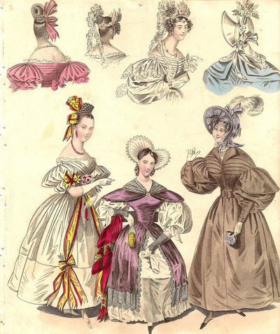 Fashion print 'World of Fashion and Continental Feuilletons'