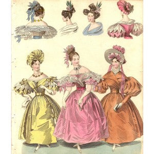 Fashion print ‘World of Fashion and Continental Feuilletons’