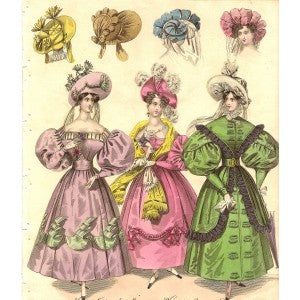 Hat fashions ‘World of Fashion and Continental Feuilletons’