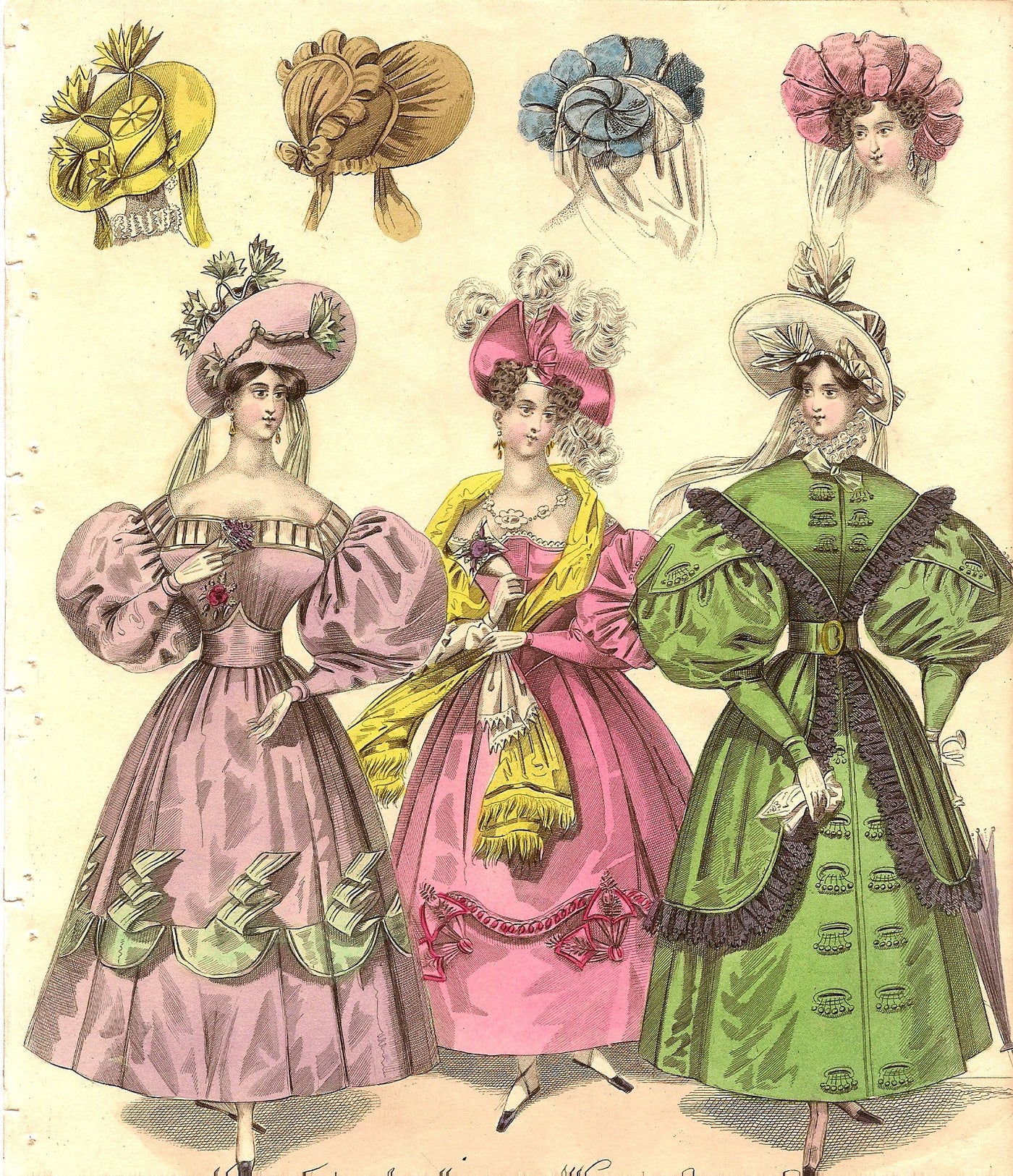 Hat fashions ‘World of Fashion and Continental Feuilletons’
