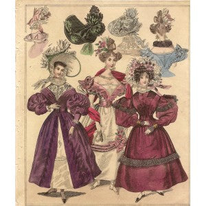 Fashion print ‘World of Fashion and Continental Feuilletons’