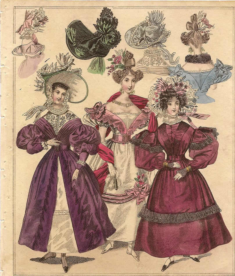 Fashion print ‘World of Fashion and Continental Feuilletons’