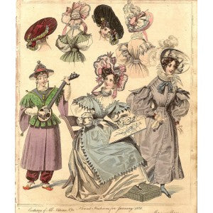 Fashion print ‘World of Fashion and Continental Feuilletons’