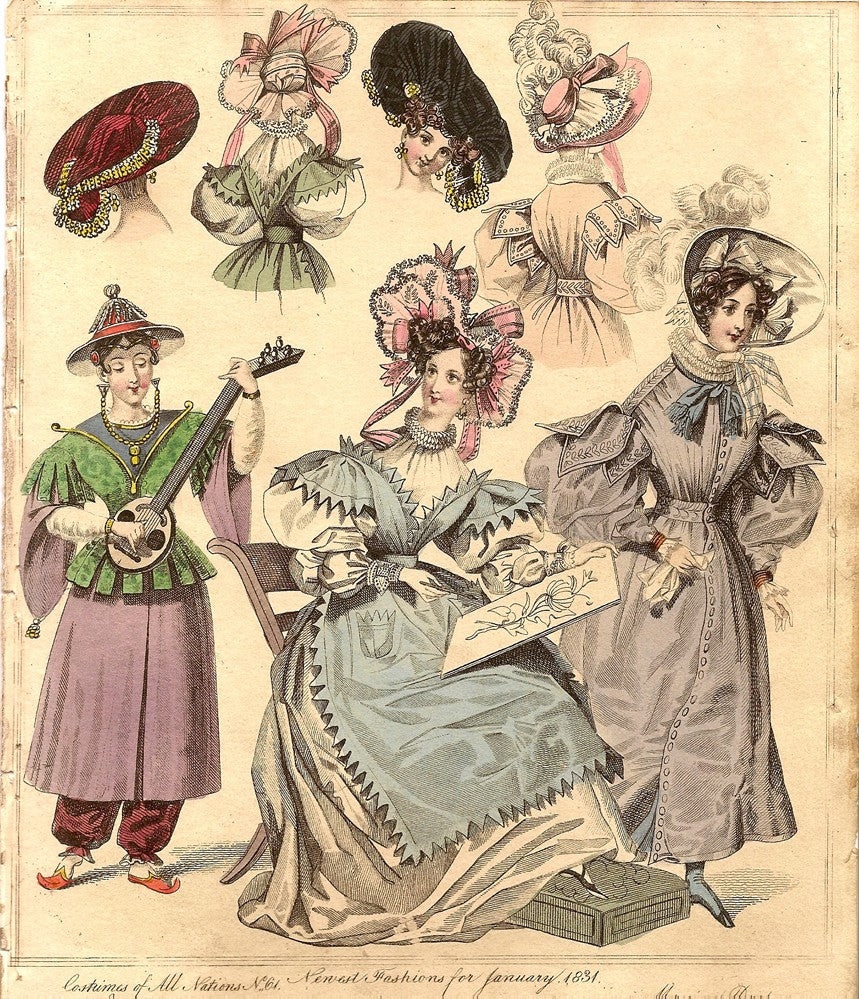 Fashion print ‘World of Fashion and Continental Feuilletons’