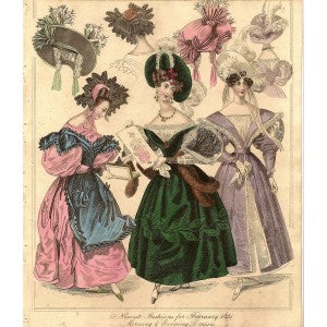 Fashion print ‘World of Fashion and Continental Feuilletons’