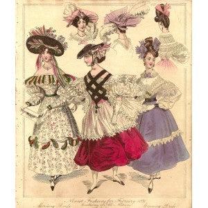 Fashion print ‘World of Fashion and Continental Feuilletons’