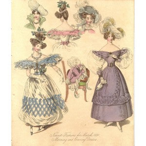 Fashion print ‘World of Fashion and Continental Feuilletons’