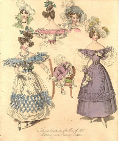 Fashion print ‘World of Fashion and Continental Feuilletons’