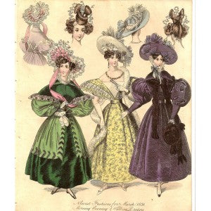 Fashion print ‘World of Fashion and Continental Feuilletons’