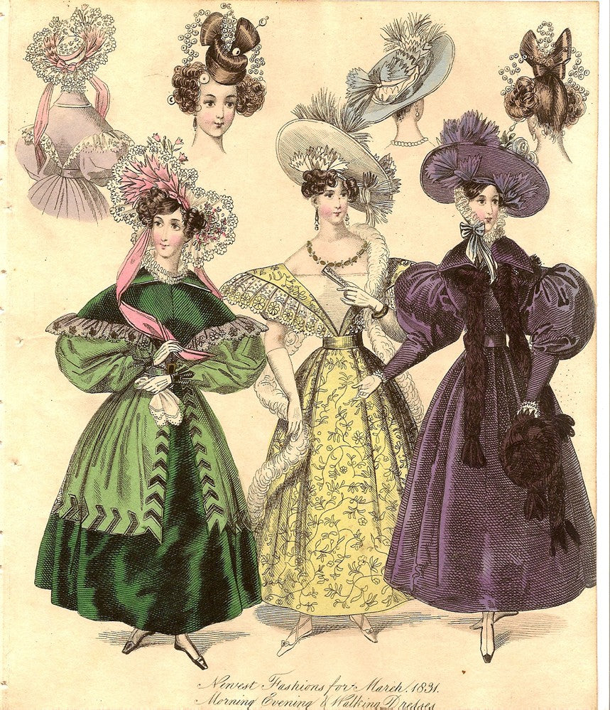 Fashion print ‘World of Fashion and Continental Feuilletons’