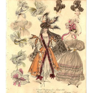 Fashion print ‘World of Fashion and Continental Feuilletons’