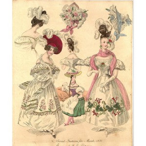 Fashion print ‘World of Fashion and Continental Feuilletons’