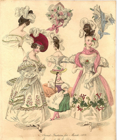 Fashion print ‘World of Fashion and Continental Feuilletons’