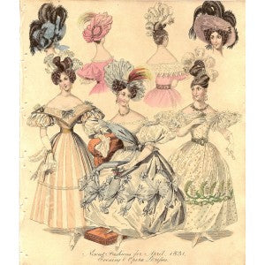 Fashion print ‘World of Fashion and Continental Feuilletons’