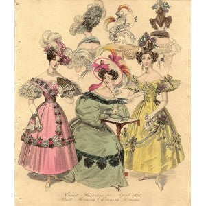 Fashion print ‘World of Fashion and Continental Feuilletons’