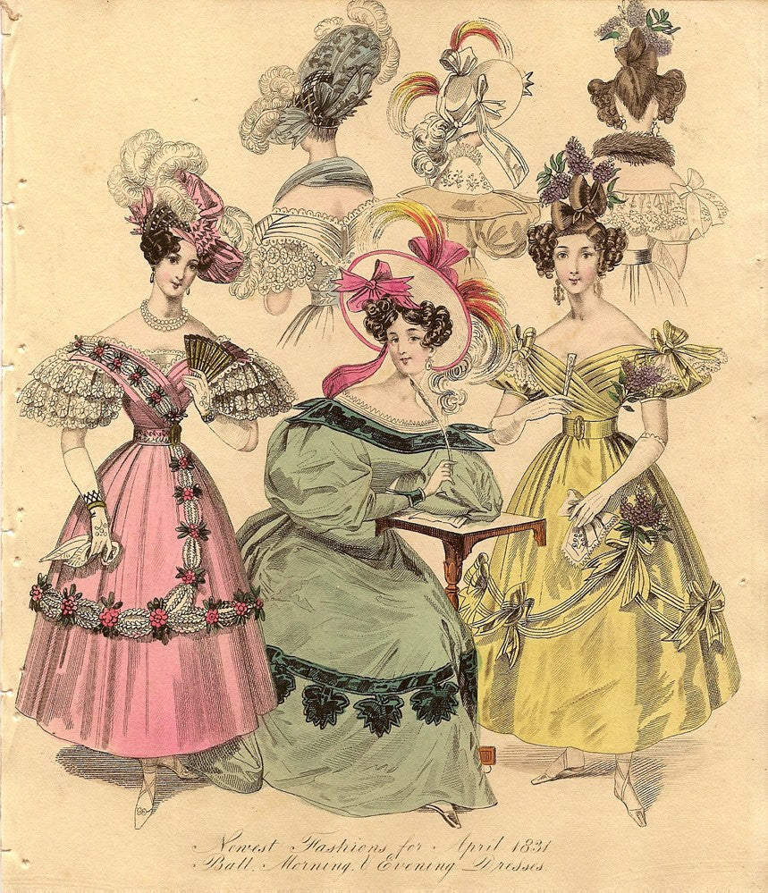 Fashion print ‘World of Fashion and Continental Feuilletons’