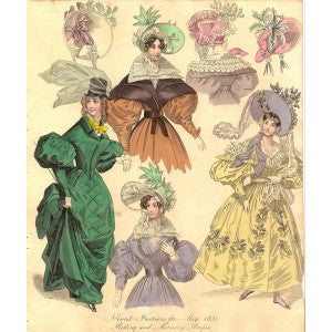 Fashion print ‘World of Fashion and Continental Feuilletons’