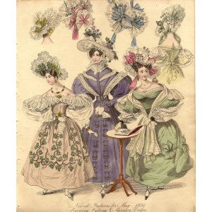 Fashion print  ‘World of Fashion and Continental Feuilletons’