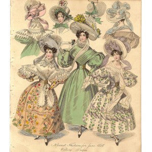 Fashion print ‘World of Fashion and Continental Feuilletons’