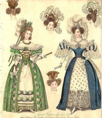 Fashion print (A26)  ‘World of Fashion and Continental Feuilletons’
