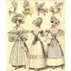 Fashion antique print 1831