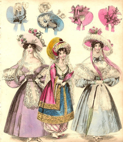 Fashion print ‘World of Fashion and Continental Feuilletons’