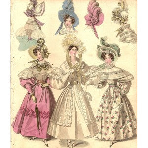 World of Fashion and Continental Feuilletons antique print