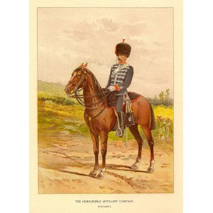 Honourable Artillery Company antique print