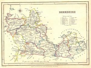 antique map of Berkshire 3