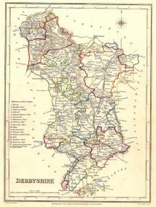 Derbyshire antique map 3