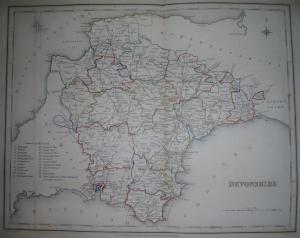 Devonshire antique map 3