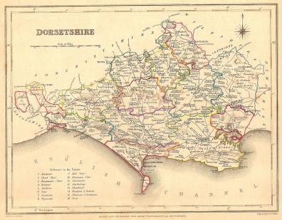 Dorsetshire antique map 3