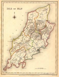 Isle of Man antique map 3