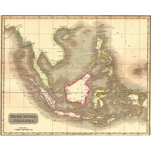 East Indies antique map
