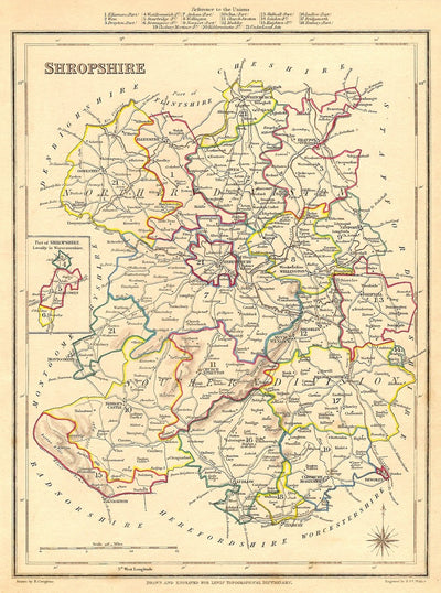 Shropshire antique map 3