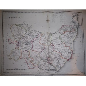 Suffolk antique map 3